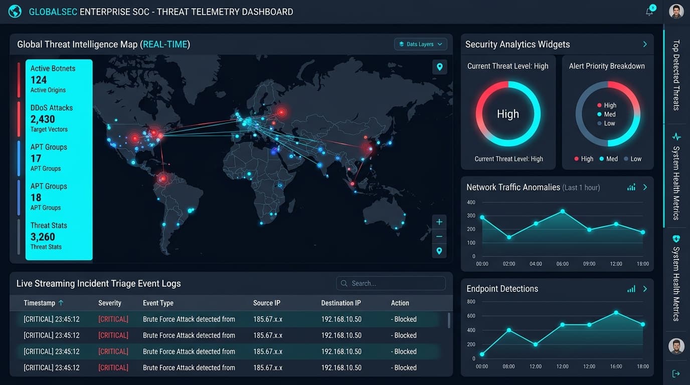 Cloud Telemetry & Autonomous SOC Dashboard — ApexSec
